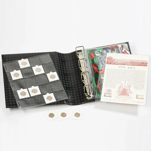 Vista 2 de Lighthouse GRANDE G Carpeta y funda para monedas/sellos/monedas/documentos coleccionables álbum azul