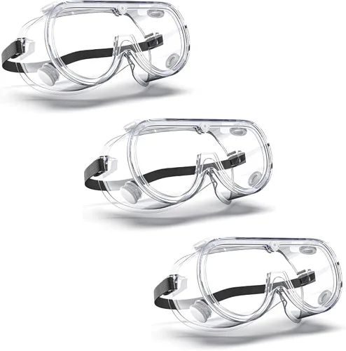 Vista 8 de Gafas de seguridad antivaho con ventilación indirecta para laboratorio sobre lentes