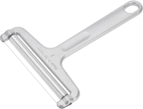 Vista 2 de Westmark Alemania - Cortadora de quesos de alambre de acero inoxidable resistente, ángulo ajustable (gris), 7 x 3.9 x 0.2 pulgadas