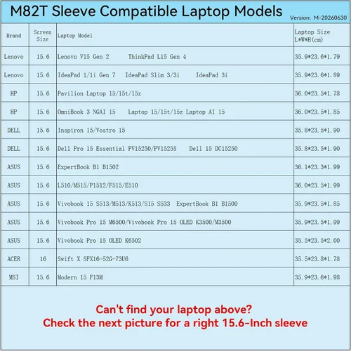 Vista 2 de Smatree M82T Hard Protective 15.6 inch Laptop Case for HP/Lenovo/DELL/ASUS Negro