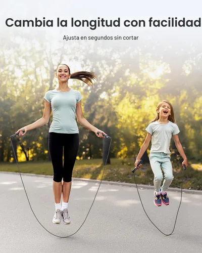 Vista 6 de RENPHO Cordless Jump Rope, Weighted Jump Rope with Counter, Jump Ropes for Fitness, Smart Skipping Rope for Crossfit