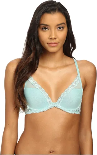Vista 20 de Natori - Sujetador de encaje para mujer con inmersión, diseño de plumas Cafe
