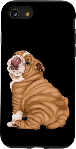 Vista 18 de Funny Puppy Art Illustration English Bulldog Owner Case para iPhone 17