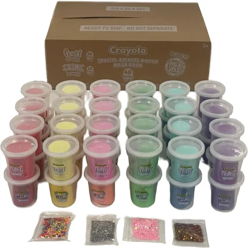 Vista 3 de Crayola 48pk x 3oz Teacher PK Masa de efectos especiales en caja marrón 1C