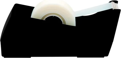 Vista 4 de Scotch, dispensador de cinta de escritorio, carrete de 1pulgada Color negro., Negro