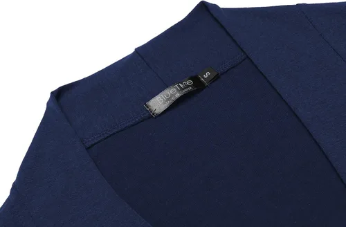 Vista 5 de Bluetime - Bata de algodón para mujer, kimono corto de algodón para usar como ropa para dormir o para relajarse.