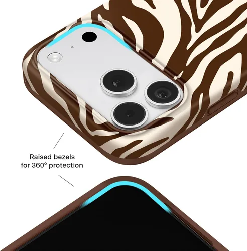 Vista 315 de VELVET CAVIAR Funda para iPhone 15, compatible con MagSafe, probada contra caídas de 10 pies, fundas protectoras de diseño, leopardo color rosa