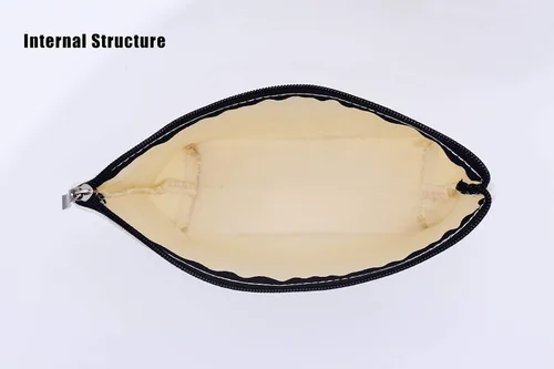 Vista 6 de LIBIHUA Bolsa de maquillaje para mujer, bolsa de cosméticos regalos para ella, bolsa de viaje femenina, Beige, 1 en mi era de Lacrosse Mom