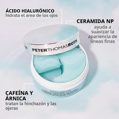 Vista 7 de Peter Thomas Roth – parches de ojo de gel hidratante hialurónico Water Drench