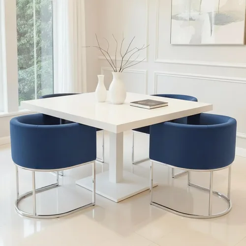 Vista 59 de HNY Silla de comedor moderna de mediados de siglo tapizada en forma de barril, negra, con brazos, silla de cocina y comedor de cuero, silla auxiliar