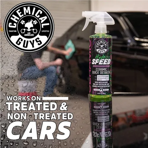 Vista 5 de Chemical Guys HydroSpeed - Detalle rápido de cerámica, seguro para automóviles, camiones, SUV, motocicletas, caravanas y más, 32 onzas líquidas