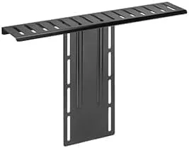Vista 4 de Mount Plus MDS12-2 - Estante de monitor compatible con VESA todo en uno para organizador de dispositivos, perfecto para reuniones en línea