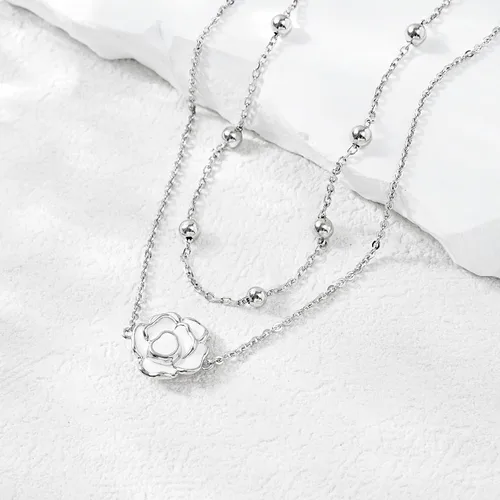 Vista 156 de CHIC & ARTSY Tobilleras delicadas de plata de ley S925 para verano, pulsera de tobillo ajustable multicapa para playa, joyería de pie para mujer