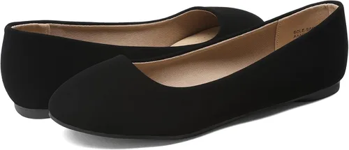 Vista 2 de DREAM PAIRS Zapatos planos para caminar con suela simple para mujer
