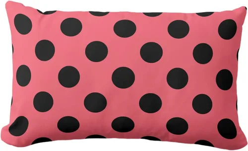 Vista 48 de Fundas de almohada de lunares negros sobre beige de 16 x 16 pulgadas, fundas de almohada decorativas rústicas y cuadradas para decoración del sofá