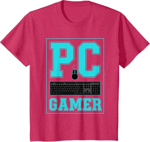 Vista 53 de PC Gamer Gaming Teclado Ratón Esports Computer Fan Camiseta