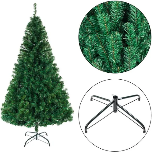 Vista 2 de Árbol de Navidad de 8 pies, Arboles De Navidad Con Luces En Ofertas, Árbol de Navidad Azul con 1138 Ramas, Árbol de Navidad