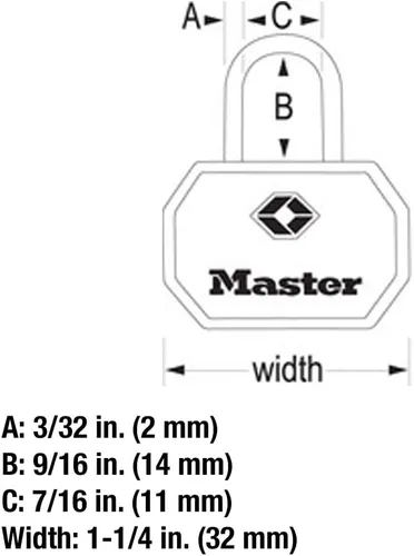 Vista 5 de Master Lock 4681TBLK - Candado de equipaje aprobado por la TSA con llave, paquete de 2, varios