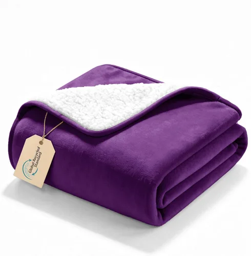 Vista 30 de gogobunny Manta de cama impermeable, manta reversible de forro polar Sherpa para perro, cachorro y gato, funda para muebles que protege la cama Beige