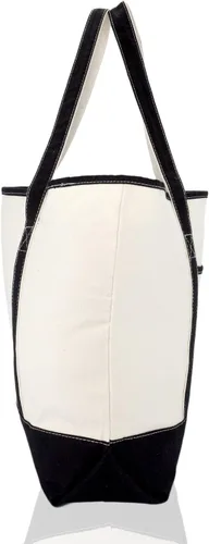 Vista 3 de Bolsa de mano de lujo con parte superior abierta de 22 pulgadas con bolsillo exterior
