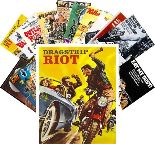Vista 23 de PIXILUV Postales vintage 24 piezas SciFi Vintage Comic Book Art Magazine Covers