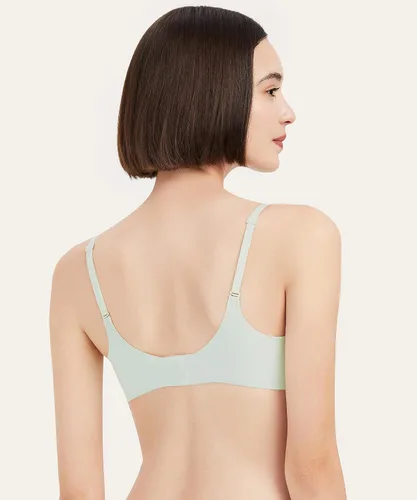 Vista 2 de Ubras Sujetador de chaleco sin costuras con cuello de princesa sin costuras para mujer