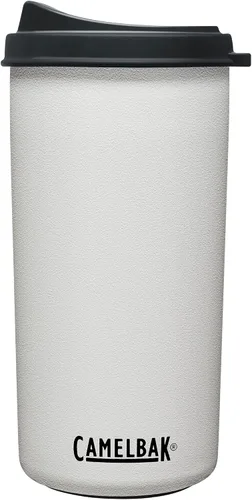 Vista 9 de CamelBak MultiBev - Botella de agua con aislamiento de acero inoxidable y taza de viaje Blanco