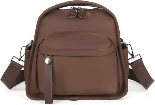Vista 13 de Small Crossbody Bags for Women Nylon Top Handle Handbag Commute Underarm Shoulder Tote Bag Purse