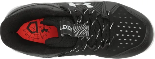 Vista 5 de Under Armour Zapato de béisbol unisex Leadoff Mid Junior de goma moldeada