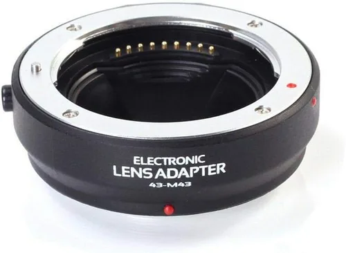Vista 9 de Adaptador de montaje de lente AF de enfoque automático electrónico para cuatro tercios (4/3) de montaje de lente a micro cuatro tercios (MFT, M4/3)