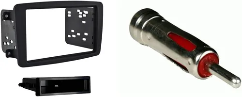 Vista 2 de Metra Electronics 99-8722B Kit de montaje y bolsillo para Mercedes 2001-04 Clase C y 2004 CLK (negro)
