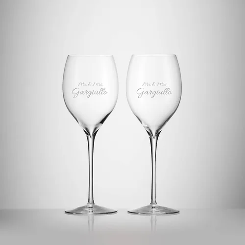 Vista 7 de Waterford Grabado Elegance Copas de vino Burdeos, 22 onzas, juego de 2 Personalizado con grabado personalizado para Burdeos, Cabernet Sauvignon