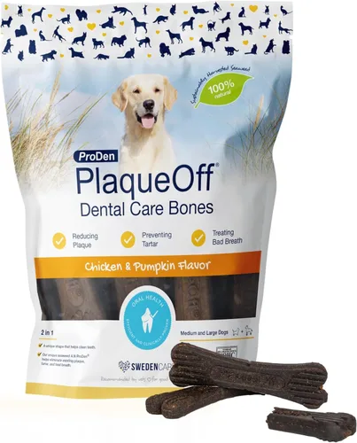 Vista 14 de ProDen - Mini huesos dentales para perros, mantequilla de maní y plátano