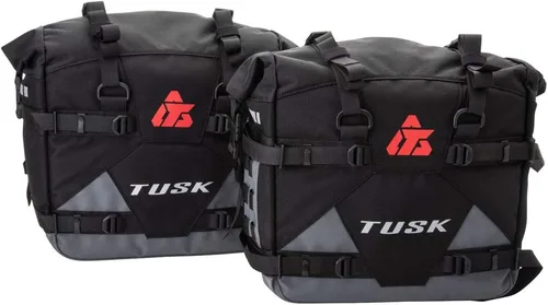 Vista 7 de TUSK Pannier Racks Pilot Pannier Bags with Top Rack CRF250 L Rally 2013-2020