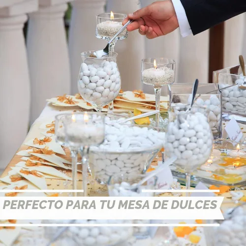 Vista 4 de Almendras de Jordania blancas por Its Delish, 1 LB a granel Almendra azucarada con recubrimiento duro de caramelo dulce - Recuerdos de boda a