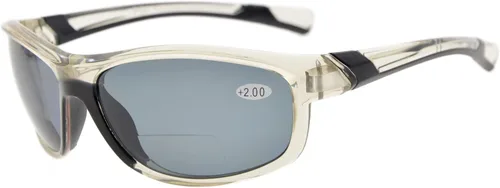Vista 23 de Eyekepper Gafas de sol deportivas bifocales polarizadas para mujer