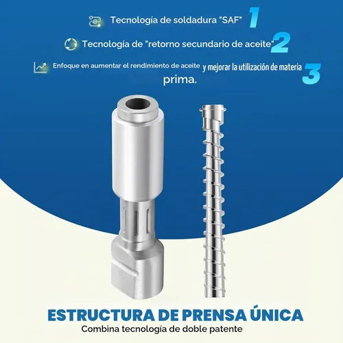 Vista 3 de máquina automática 12.5LBS/H de la prensa de aceite 1500W