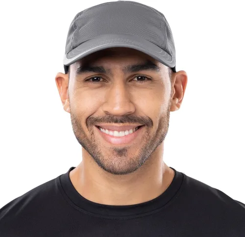 Vista 4 de Headsweats Gorra de béisbol unisex para adultos para correr y estilo de vida al aire libre Grafito