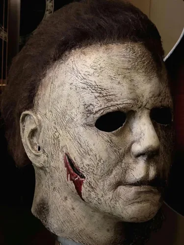 Vista 2 de Beita Halloween Michael Mask Halloween Horror Scar Mask Amarillo