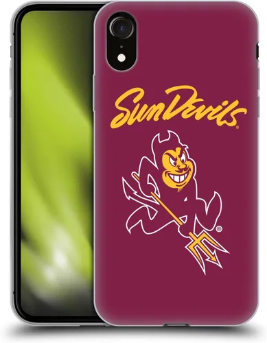 Vista 129 de Head Case Designs Funda de gel ASU Camou con licencia oficial de la Universidad Estatal de Arizona [protección de grado militar] compatible