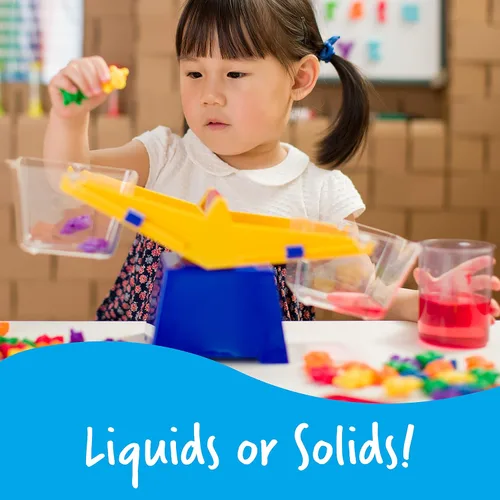 Vista 7 de Learning Resources Primary Science - Lupas jumbo con soporte (6 piezas) y balanza de balanza de balde de balde