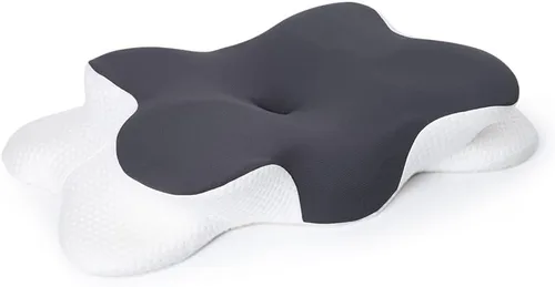 Vista 3 de Almohada cervical para aliviar el dolor de cuello, almohada de apoyo para el cuello para dormir, almohada de lado para cama, almohadas ergonómicas