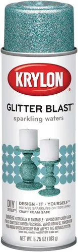 Vista 9 de Krylon K03806A00 Glitter Blast Pintura en aerosol con diamantina para proyectos de manualidades, Rojo Bomba de Cereza, 5.75 oz