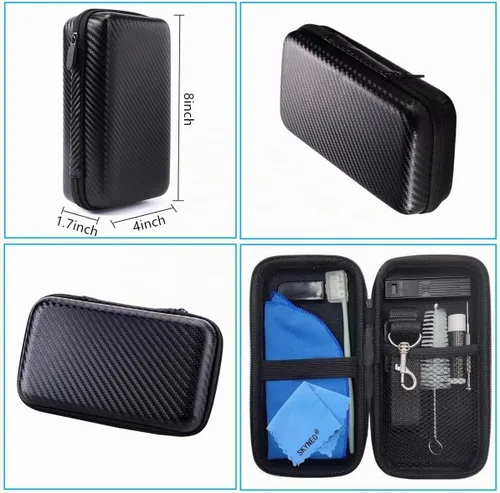 Vista 8 de SKYNEO - Kit de limpieza para saxofón, kit de limpieza para clarinete con kit de mantenimiento, grasa de corcho, hisopo, correa, paño de limpieza