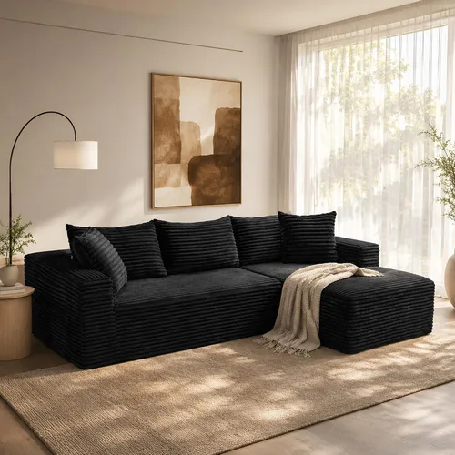 Vista 11 de Sofá modular de nube seccional de 108 pulgadas para sala de estar, asiento profundo en forma de L, sofá sin hueso con diván de gran tamaño, cómodo