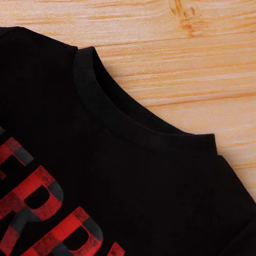 Vista 4 de Sudadera de manga larga para bebé y niña con diseño de Feliz Navidad