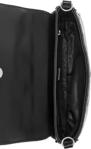 Vista 4 de GUESS Factory Markham - Bolso cruzado plegable, Estampado negro floral