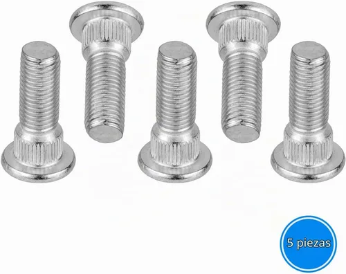 Vista 5 de 5 piezas de pernos de rueda, tuercas de llanta OEM#610-266 90942-02049, perno de rueda de llanta con rosca extendida y knurling, tornillo de cubo