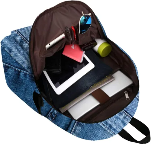 Vista 4 de JBS-NO.1 Linda mochila infantil para adolescentes, niñas, niños, mujeres, gatos, perros, cachorros, Varios colores, Cat-a