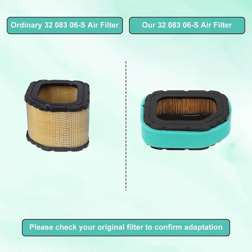 Vista 7 de TIANYAN 32 083 03-S 32 883 03-S 32-083-05-S Filtro de aire y prefiltro para motores Kohler Courage Engine SV710 SV715 SV720 SV730 SV735 SV740 Deere